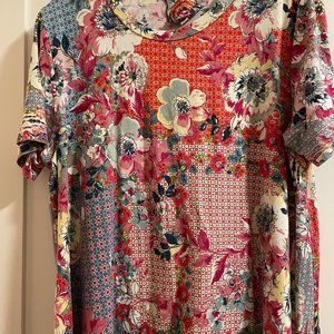 Johnny Was Bamboo Tee Size L